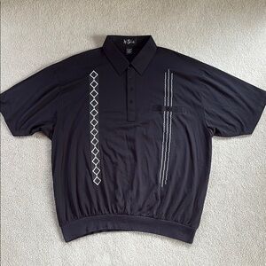 VINTAGE Alan Stuart Men’s Collared Short Sleeve Button Shirt